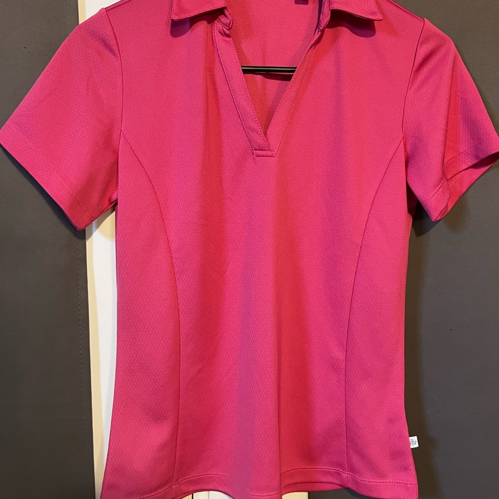Women's Pink Polo Shirt